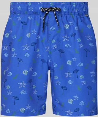 Blend Badeshorts mit Eingrifftaschen Modell BHRINGWAR MINI in Blau, Gr&ouml;&szlig;e XXL