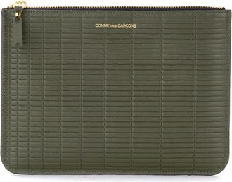 Comme Des Gar&ccedil;ons Sa 5100 Portemonnee - Dames - Clutches - Groen - ONE Size - Leer - Tassen