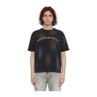 Misbhv T-Shirts, male, Black, Size: XS Devil Faded T-Shirt