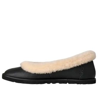 UGG (WMNS) UGG Zora Leather Ballet Flat Black 1178450-BLK
