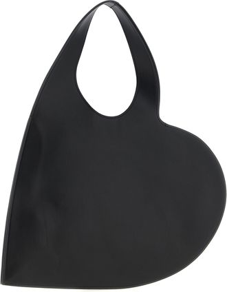 Coperni Double Heart Shoulder Bag - Black