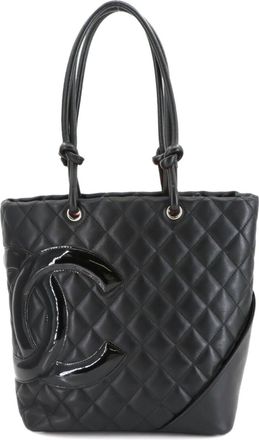 Chanel Black Cambon Ligne Tote Bag (Pre-Owned)