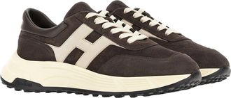 Hogan Mens Sneakers Hyperlight Brown Exterior: Calfskin Trainers