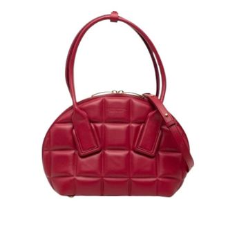 Bottega Veneta Pre-owned Handbags, female, Red, Size: ONE SIZE Pre-owned Vintage Shoulder Bag