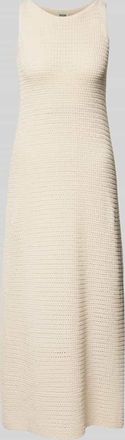 Drykorn Drykorn Strickkleid mit Rundhalsausschnitt Modell IKIS in Ecru, Gr&ouml;&szlig;e XL