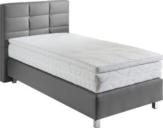 Westfalia Polsterbetten Boxspringbett mit Knöpfen in Kristalloptik, wahlweise mit Topper