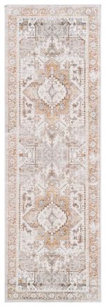 Safavieh Alfombra poli&eacute;ster beige/oro 76 x 244 cm
