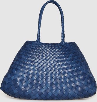Dragon Diffusion Sac Santa Croce Big Cuir Navy