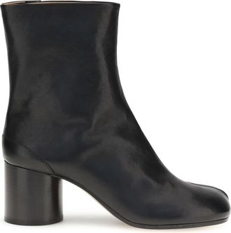 Maison Margiela Womens Ankle Boots Tabi Black Leather Lamb