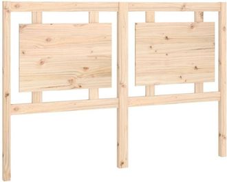 vidaXL Cabecero De Cama Madera Maciza De Pino 145,5x4x100 Cm Vidaxl
