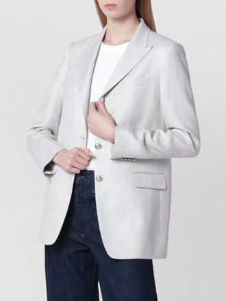 Tagliatore tailored coat notch lapel buttoned cuffs