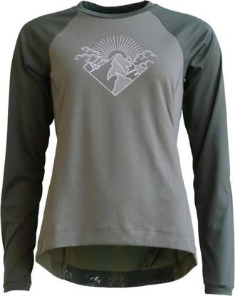 Zimtstern Pureflowz Shirt L/S Velotrikot f&uuml;r Damen | grau