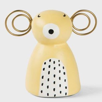 Mela Artisans Winter Bear Figurine in White And Gold at Nordstrom