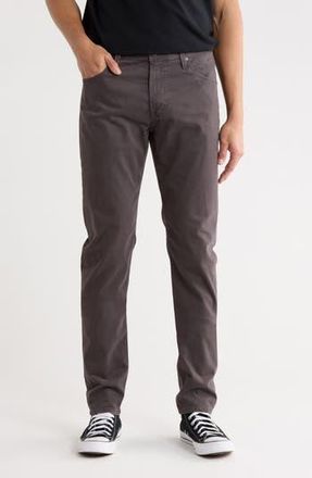 AG - Adriano Goldschmied Dylan Slim Fit Stretch Sateen Pants in Iron Stone at Nordstrom Rack, Size 34 X 34