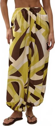Faithfull The Brand Kortez Balloon Pant In Mila Geometric Print