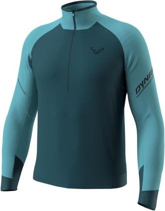 Dynafit Alpine L/S 1/2 Zip Tee Longsleeve f&uuml;r Herren | blau