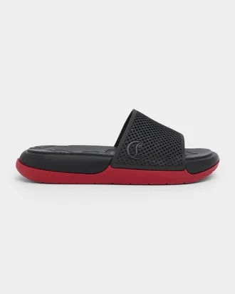 Christian Louboutin Men & apos;s Easy Breezy Rubber Slides