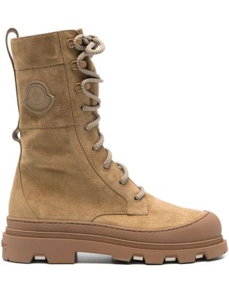 Moncler Stivaletti in pelle scamosciata - Toni neutri