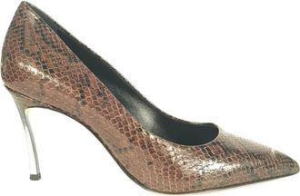 Casadei Con Tac&oacute;n - Shoes - Mujer - Marr&oacute;n - 38 1/2 EU
