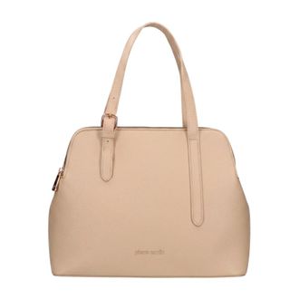 Pierre Cardin Solara Plus Schoudertas - Dames - Tassen - Beige - Maat: ONE Size Leer