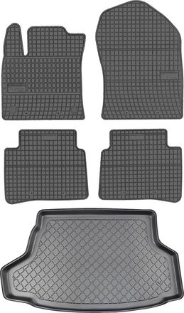 OEM Toyota Prius Iv Xw50 Hatchback Desde Febrero De 2017. Juego De Alfombrillas De Goma Para Coche Y Alfombrilla Para Maletero