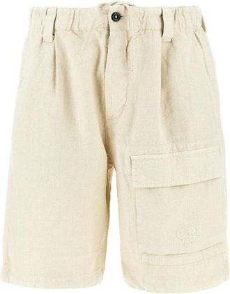 C.P. Company Linen cargo shorts Man 48