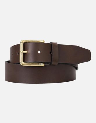 HUGO BOSS Mens BOSS Black Joris_Sz40 Belt A1-25 203 Dk Brown - Size: 115 - 44