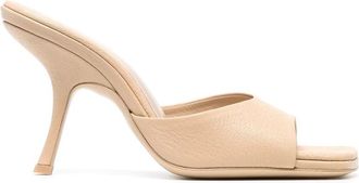 by FAR Mora Sandalen Correl Leer - Dames - Muiltjes - Beige - 38 EU - Leer - Schoenen
