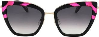Just Cavalli Grey Gradient Butterfly Ladies Sunglasses SJC092 09P2 53