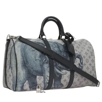 Louis Vuitton Pre-owned Canvas travel-bags - Dames - Pre-owned - Grijs - Maat: ONE Size