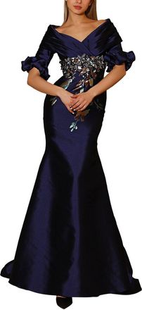 Terani Couture Embellished Maxi Dress