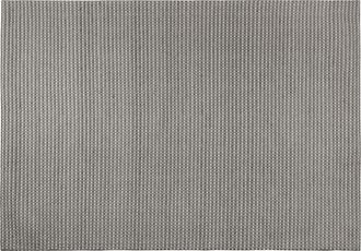 Beliani Beliani - Alfombra Gris Oscuro De Lana Y Poli&eacute;ster 160 X 230 Cm Tejida A Mano Dise&ntilde;o Cl&aacute;sico Kilis