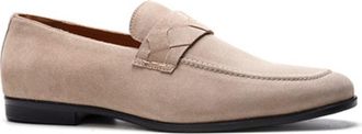 Carlos By Carlos Santana Groove Loafer in Beige Suede at Nordstrom, Size 10.5