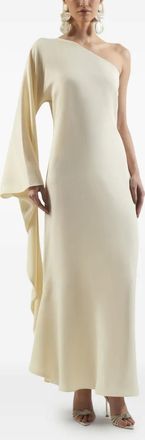 Taller Marmo Abito lungo Balear monospalla - Bianco