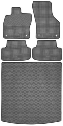 OEM Volkswagen Golf Vii Kombi / Variant De 09.2013 A 06.2020 Set - Alfombrillas De Goma Para Coche + Alfombrilla Para Maletero