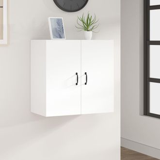 vidaXL Vidaxl - Armario De Pared Madera Contrachapada Blanco 60x31x60 Cm