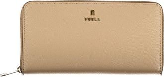 Furla Beige Leather Woman Womens Wallet