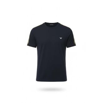 Emporio Armani T-shirt Core Logoband - Heren - T-shirts - Blauw - XL - Katoen - Tops
