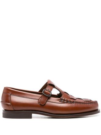 Hereu Soller leather moccasins - Brown