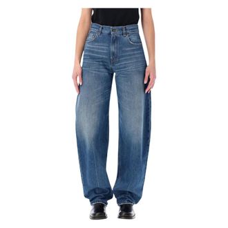 Haikure Bibi Jeans - Dames - Loose Fit Jeans - Blauw - W26 - Katoen - Jeans