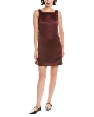 Rebecca Taylor Heavy Satin Shift Dress