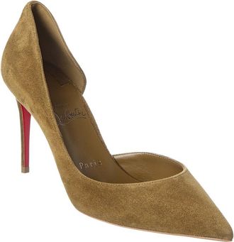 Christian Louboutin Iriza 85 Suede Pump