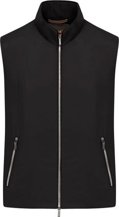 Moorer padded gilet - men - Polyester - 48 - Black