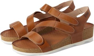 Pikolinos Mahon W9E Womens Sandals Brandy : EU 38 (US Womens 7.5-8) B - Medium, Leather