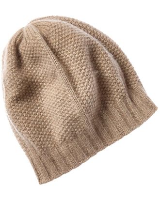 Portolano Slouchy Stitched Cashmere Hat