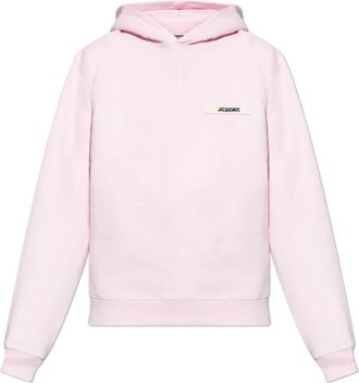 Jacquemus De Hoodie - Heren - Hoodies - Roze - XL - Katoen - Hoodies & sweatvesten