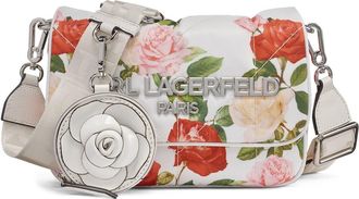 Karl Lagerfeld Voyage Crossbody in Floral White at Nordstrom