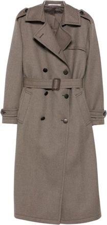 Tagliatore Dames, Mantels, Bruin, Maat: XS