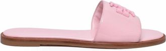Tory Burch Buckle Slide - Dames - Sandalen - Roze - 37 EU - Leer - Schoenen