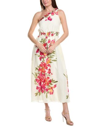 Taylor Ivory Fit & Flare Dress